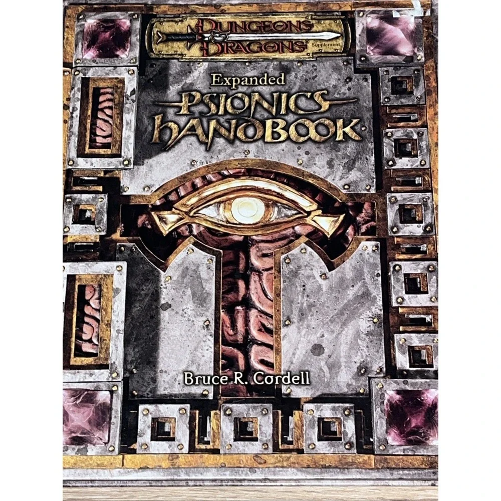 Dungeons & Dragons Expanded Psionics Handbook 1st Printing April 2004 Hardcover